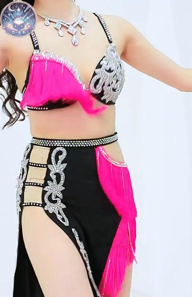 新品 未使用 新作 ベリーダンス衣装 ブラスカート3点セット BALADI