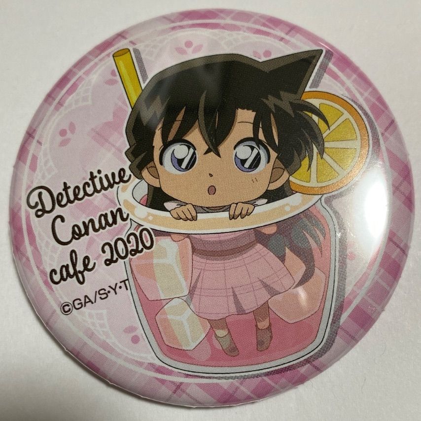 名探偵コナン サプライズ! グリッター缶バッジ 毛利蘭｜アニメ