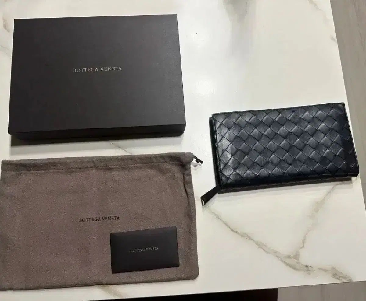 Bottega Veneta ボッテガヴェネタ イントレチャート 新モデル メンズ ファスナー 長財布 ミニクラッチ