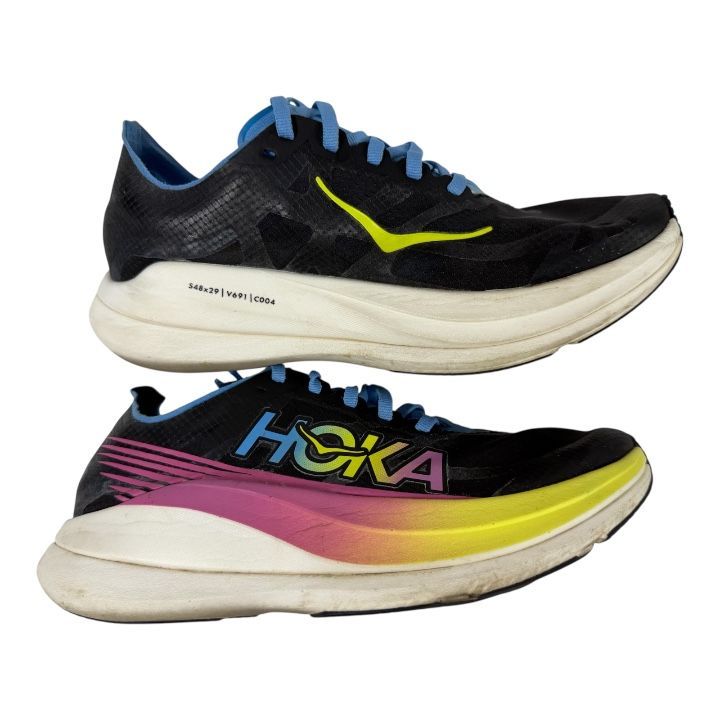  HOKA ONE ROCKET X 2 24.5 cm ブラック スパイク シューズ 陸上競技