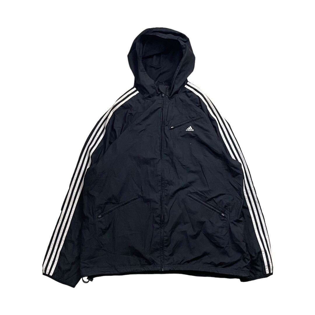 USA古着adidasアディダスオーバーサイズナイロンジャケット