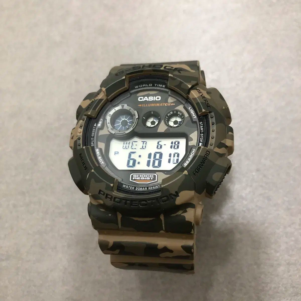 G-SHOCK ジーショック CASIO カシオ ミリタリー 迷彩 gd ー 120cm