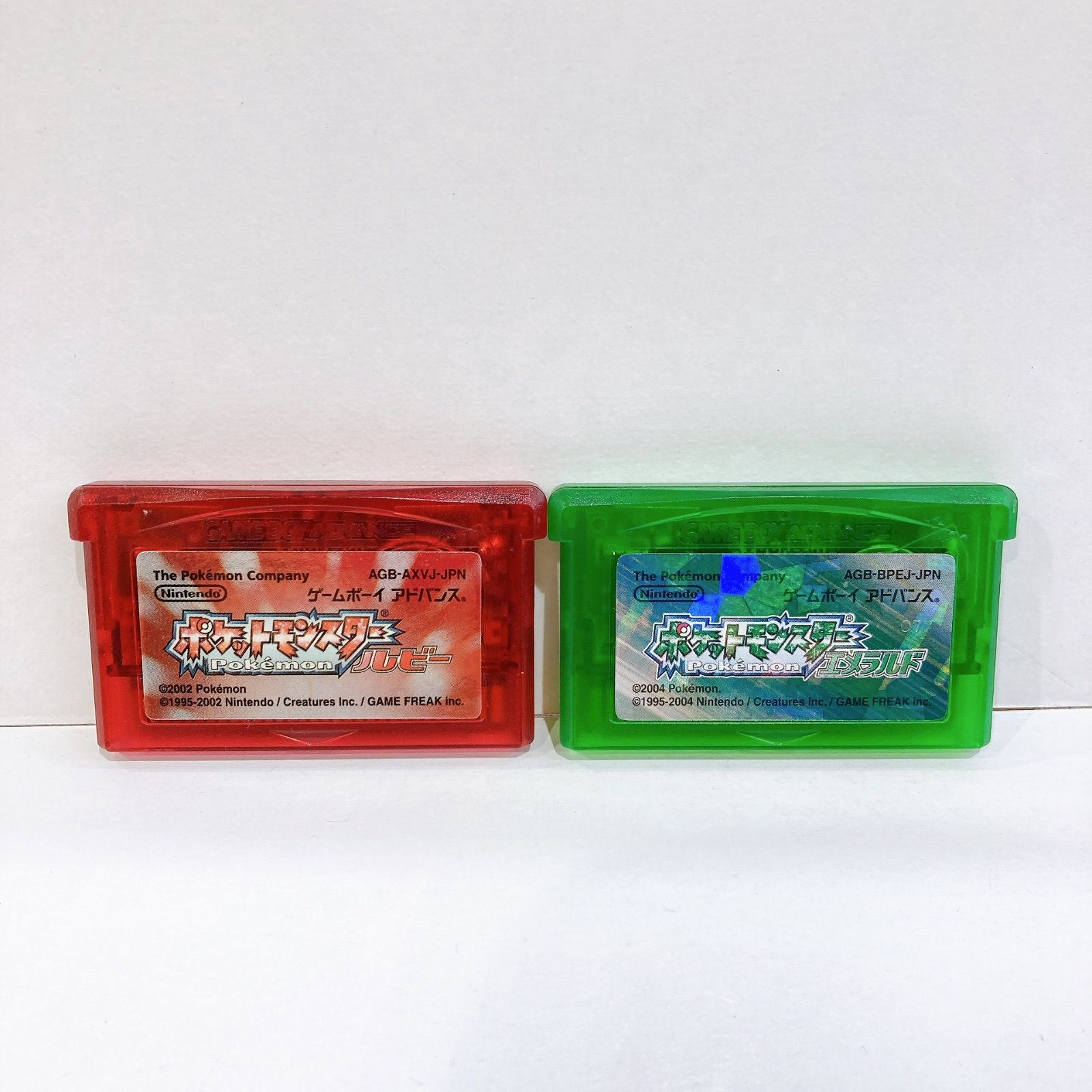 GBA ゲームボーイアドバンス　ポケットモンスター　ルビー　エメラルド