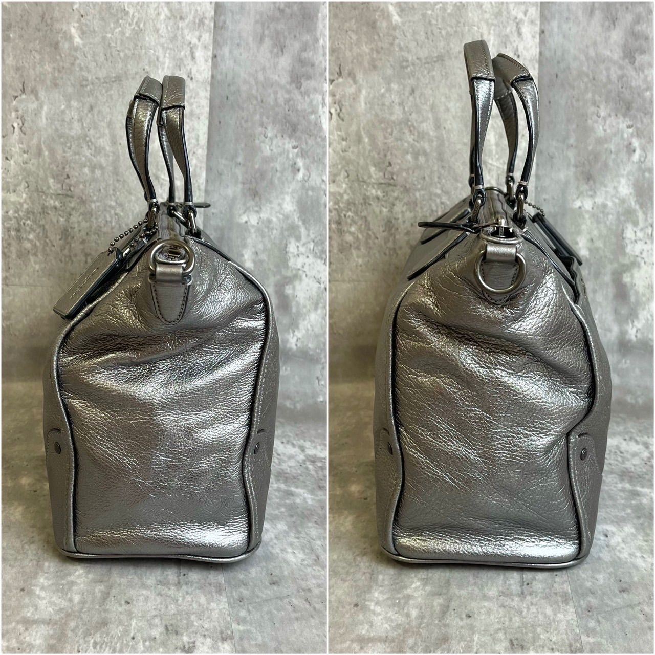 ✨美品✨ COACH コーチ 2way ハンドバッグ ショルダーバッグ 馬車金具