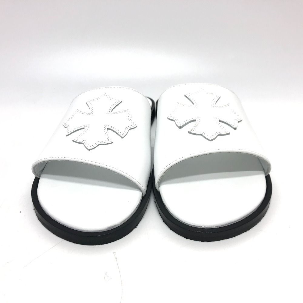 CHROME HEARTS クロムハーツ サンダル クロスパッチ レザー