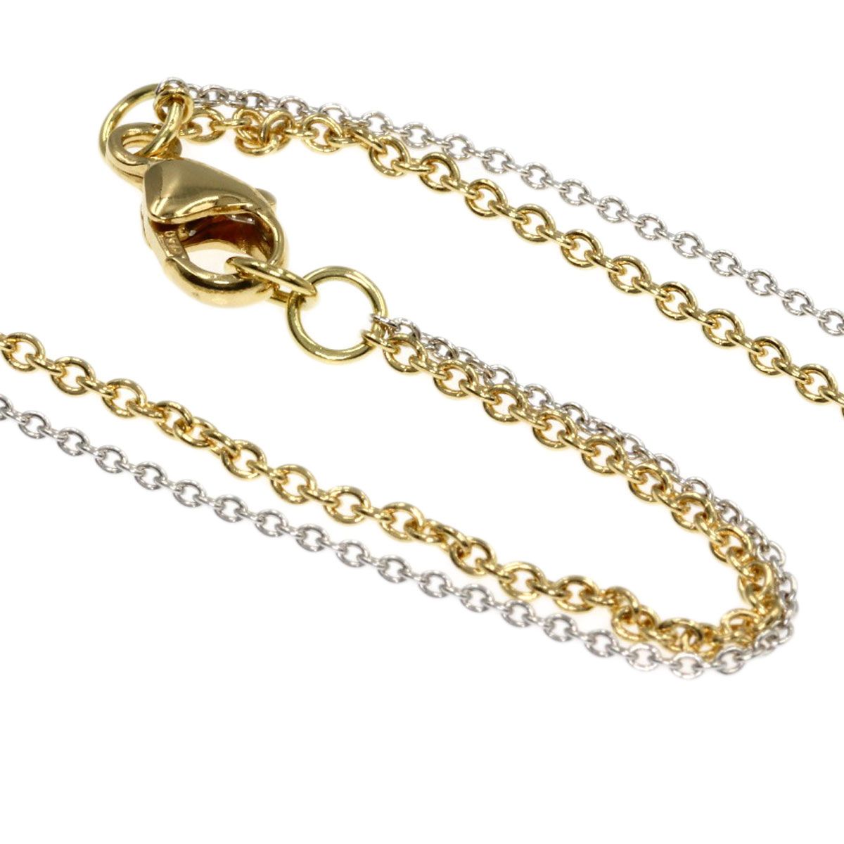 SELECT JEWELRY セレクトジュエリー ダイヤモンド ネックレス K18YG K18WG レディース