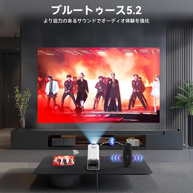 Android TV 搭載 Polocshプロジェクタ16000Lm 【公式通販】
