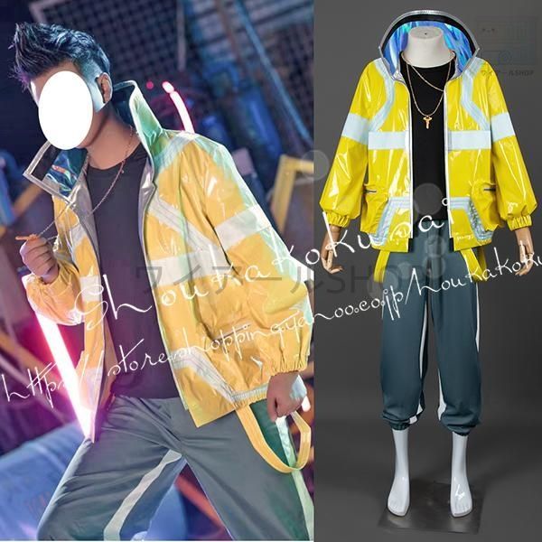 サイバーパンクエッジランナーズ 風 デイビッド マルティネス コスプレ衣装 ウィッグ cos靴 cosplay コスチューム 変装 仮装 撮影 祭り