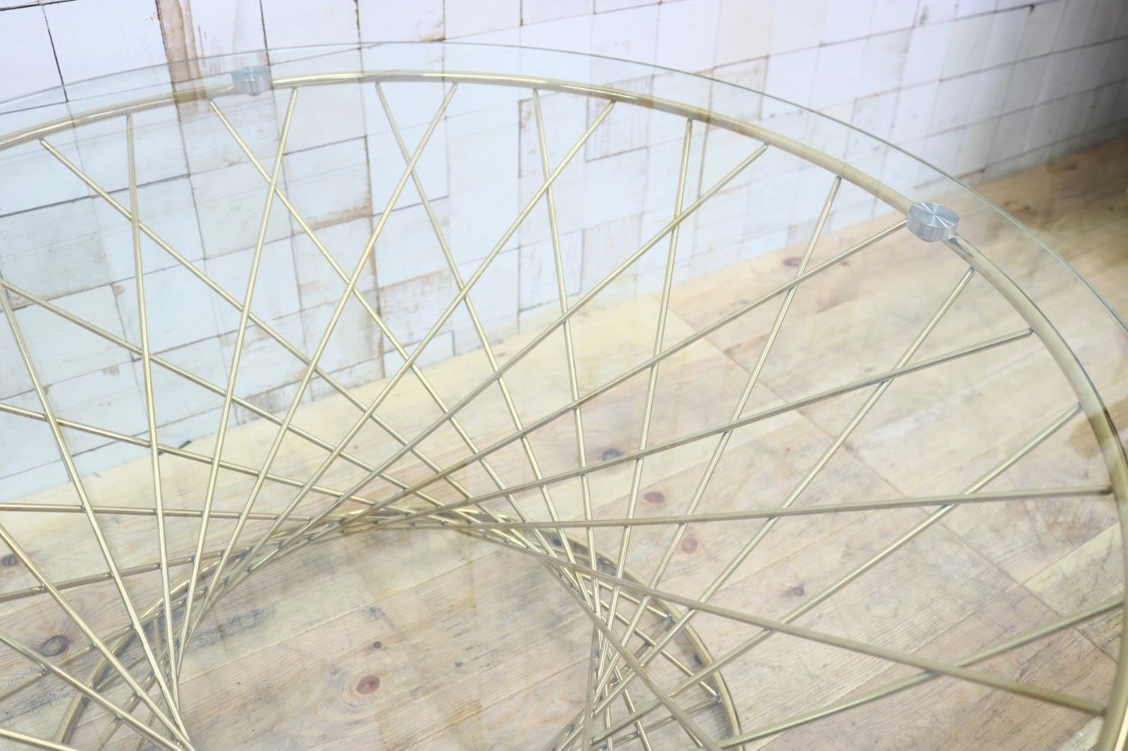 GMIK555 Francfranc フランフラン マーリア コーヒーテーブル センターテーブル ガラステーブル ガラス天板 定価約5.2万 MARWIL-DEMENAGEMENTS_CH