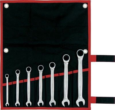 TONE(前田金属工業 トネ) 最高 ラチェットめがねレンチセット 7pcs