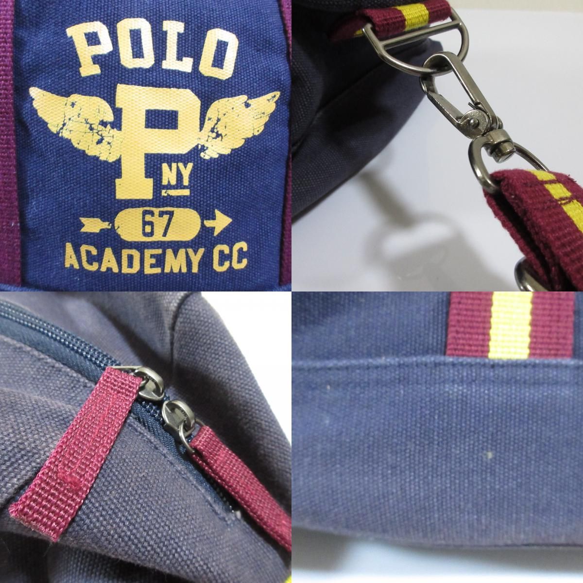 良品 POLO RALPH LAUREN ポロラルフローレン 2way キャンバス ジム 