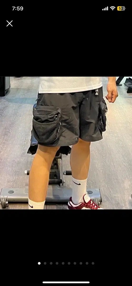 ナイキ ACG カーゴ ハーフパンツ DARK SMOKE