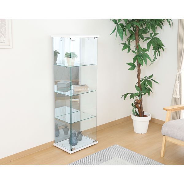 ガラスコレクションケース WH