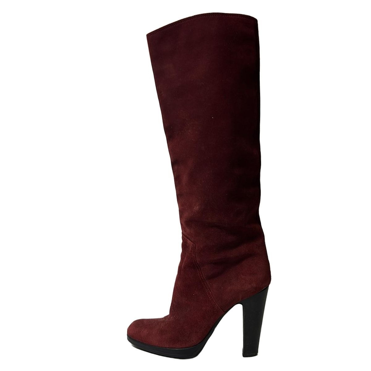 セルジオロッシ ロングブーツ 36.5 本革 レザー 0760 太ヒール