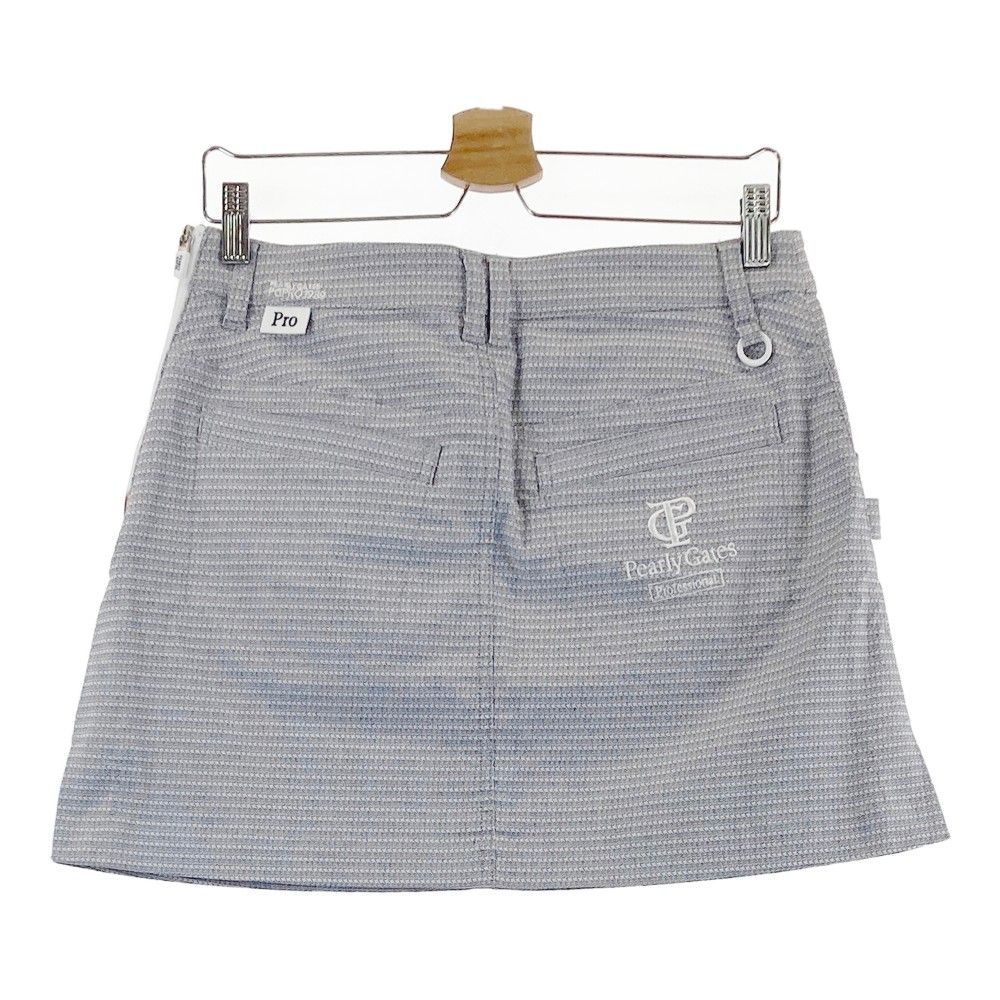 サイズ 2 PEARLY GATES パーリーゲイツ モデル ストレッチスカート PG総柄 ネイビー系 240101284118 ゴルフウェア レディース ストスト