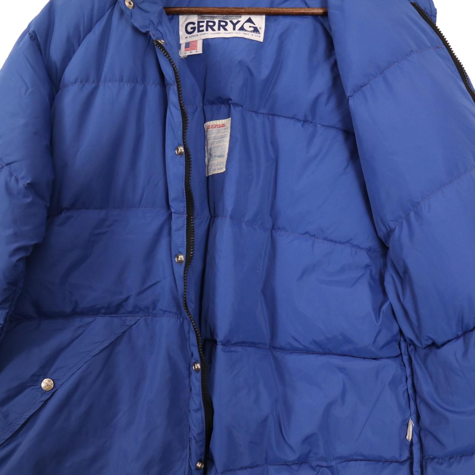 80年代 USA製 GERRY ジェリー ダウンジャケット ブルー (メンズ L相当