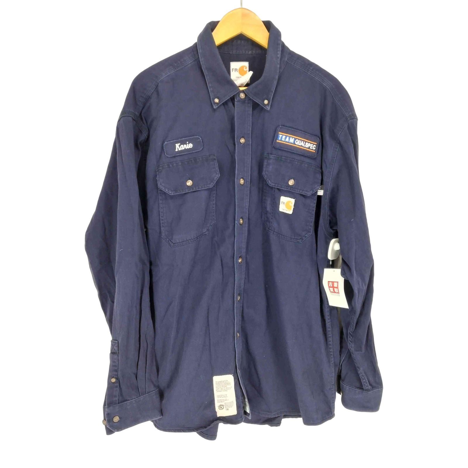 カーハート Carhartt FR Flame Resistant 企業パッチBDワークシャツ  メンズ JPN：XL 