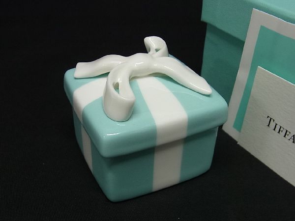 □新品□未使用□ TIFFANY＆Co. ティファニー ミニブルーボウボックス 