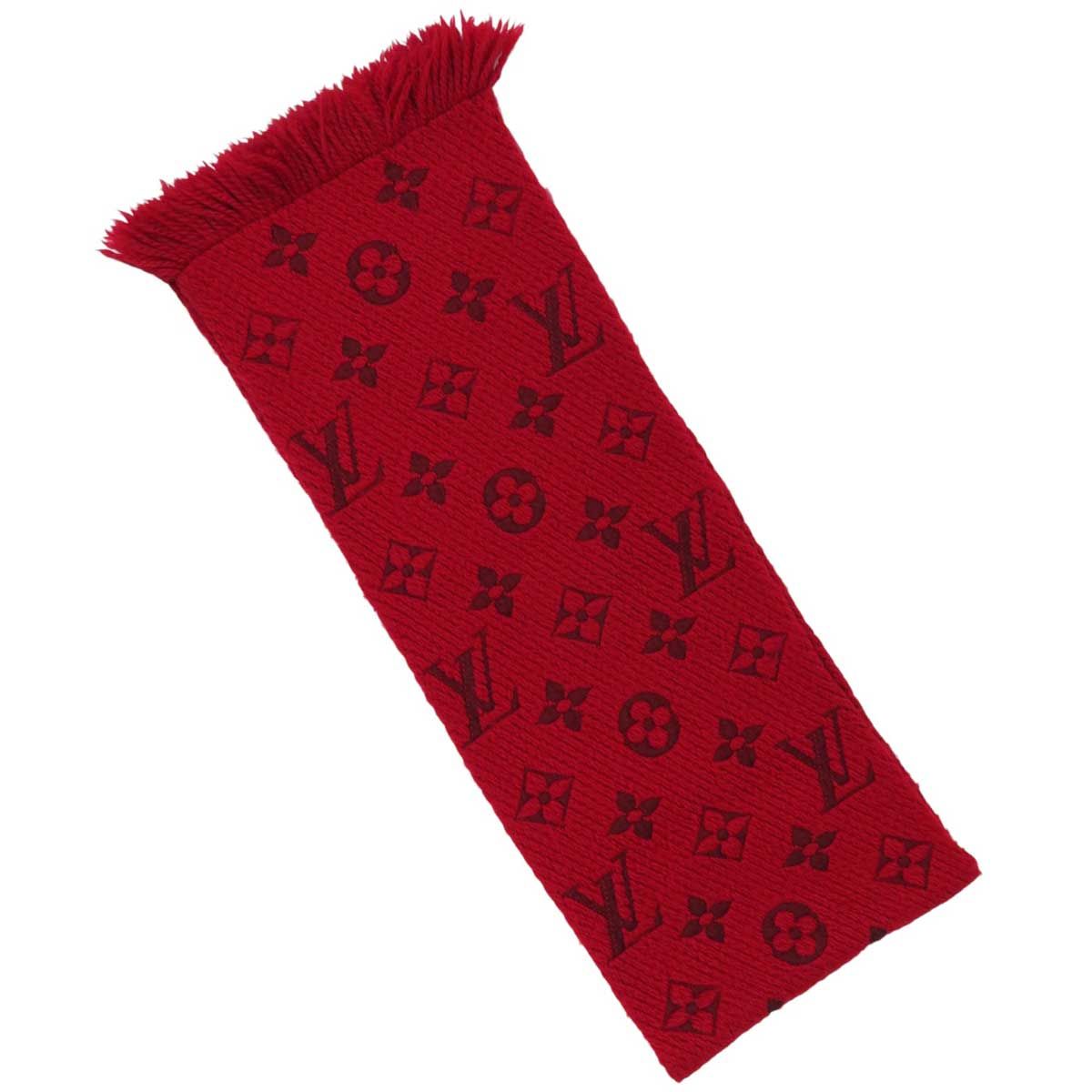 ルイヴィトン エシャルプ ロゴマニア マフラー モノグラム M72432 ユニ