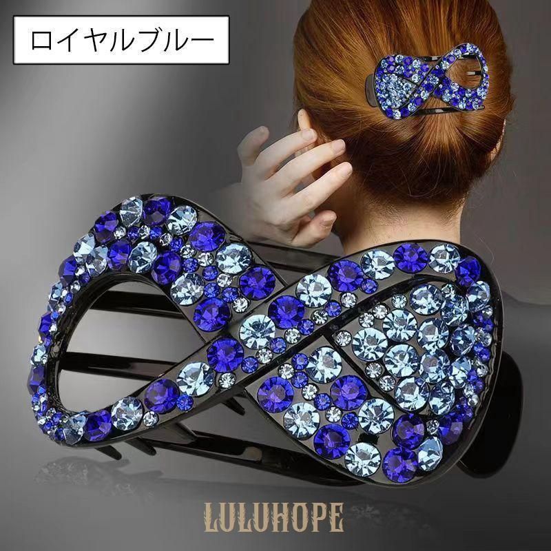 ストーン付きリボンヘアバンド リボン型ストーン付きヘアバンド - メルカリ