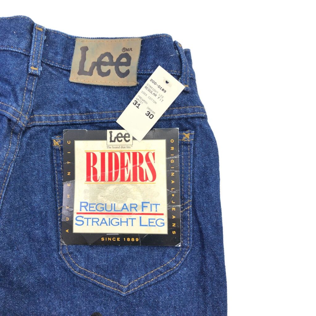 デッドストック 90年代 USA製 Lee リー 200-0189 デニムパンツ ブルー