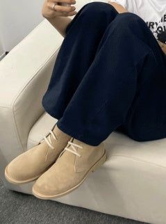 COSYHARU公式 牛革 デザート ブーツ