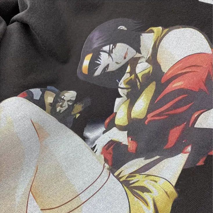 女性戦士攻殻機動隊ビッグシルエット長袖Tシャツ