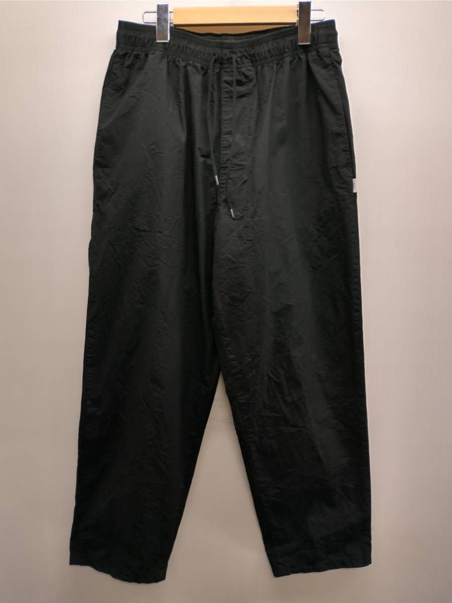 WTAPS ブラックパンツ サイズX02 WTAPS ダブルタップス ロングパンツ 22SS TROUSERS/NYCO.RIPSTOP