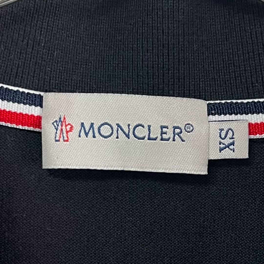 MONCLER モンクレール ポロシャツ ブラック ワンポイント - メルカリ