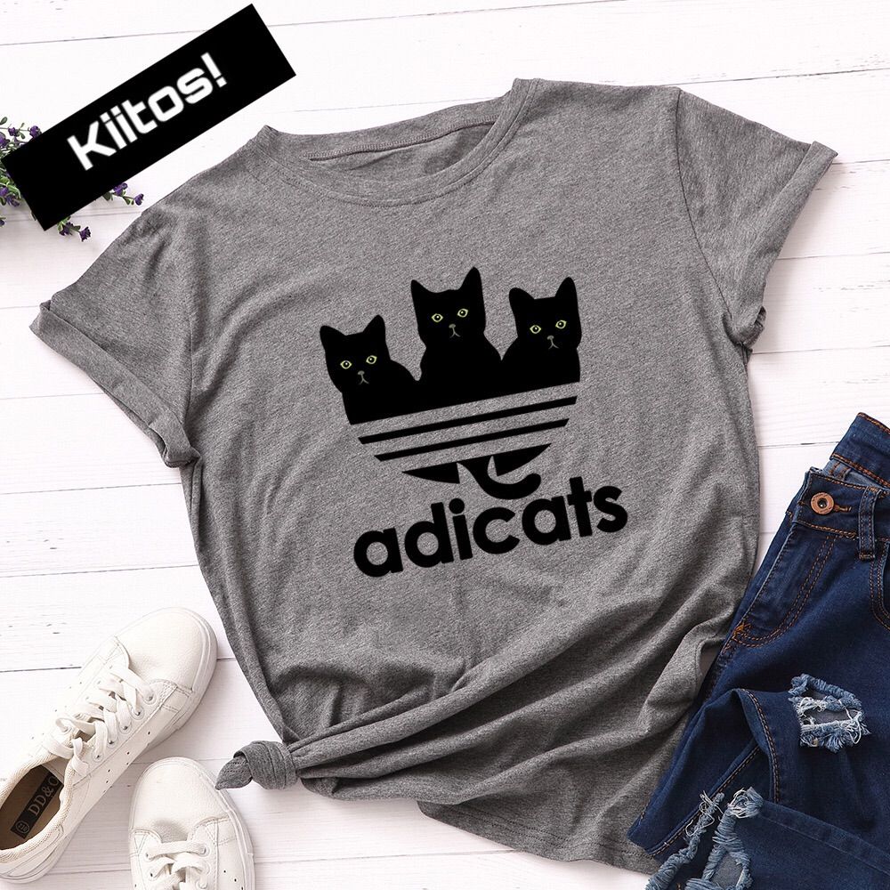 メルカリshops 黒猫 Tシャツ ユニセックス 男女兼用 原宿 パロディ 猫 ネコ ネタ ギフト