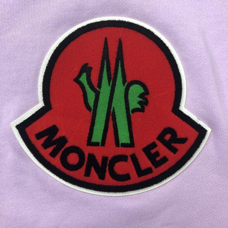 【中古】MONCLER ロゴスウェット S パープル モンクレール[10]