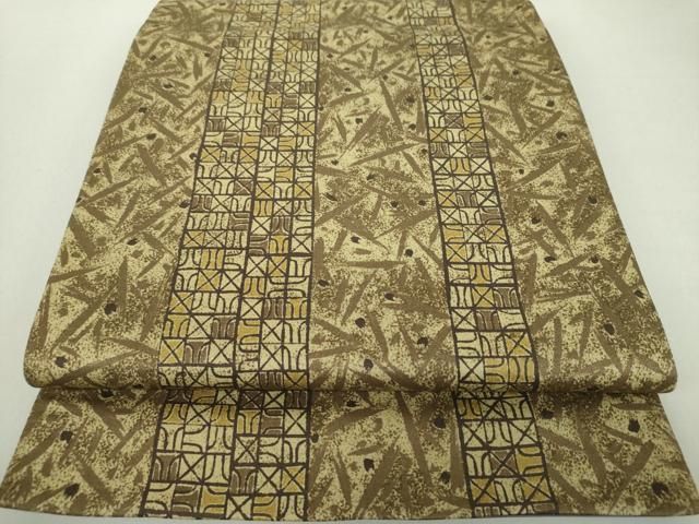 平和屋着物●全通柄袋帯　変わり間道　正絹　逸品　DAAS3198ps 平和屋着物○全通柄袋帯 変わり間道 正絹 逸品 DAAS3198ps 平和屋