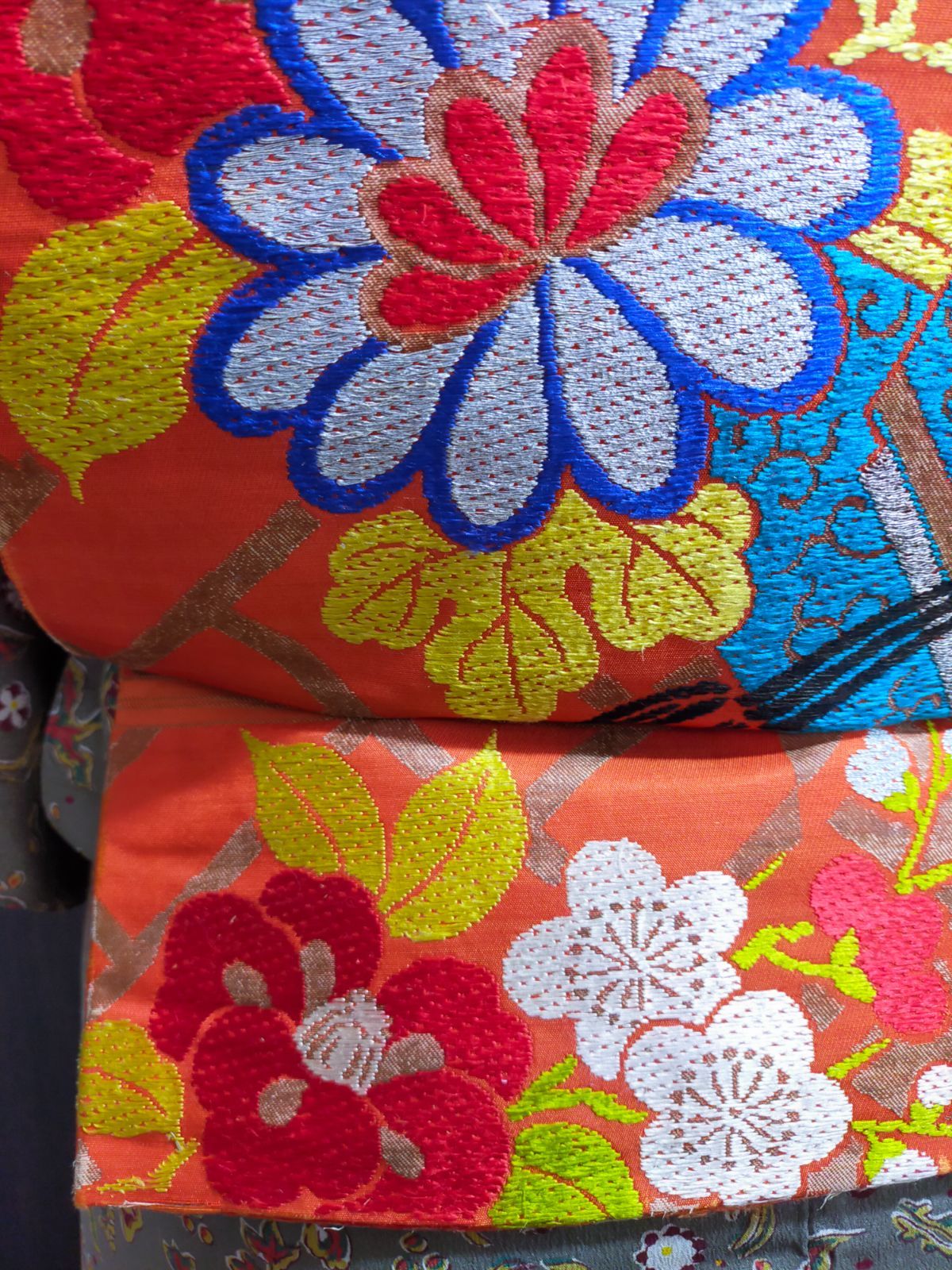 椿 着物 名古屋帯 アンティーク着物セット - メルカリ