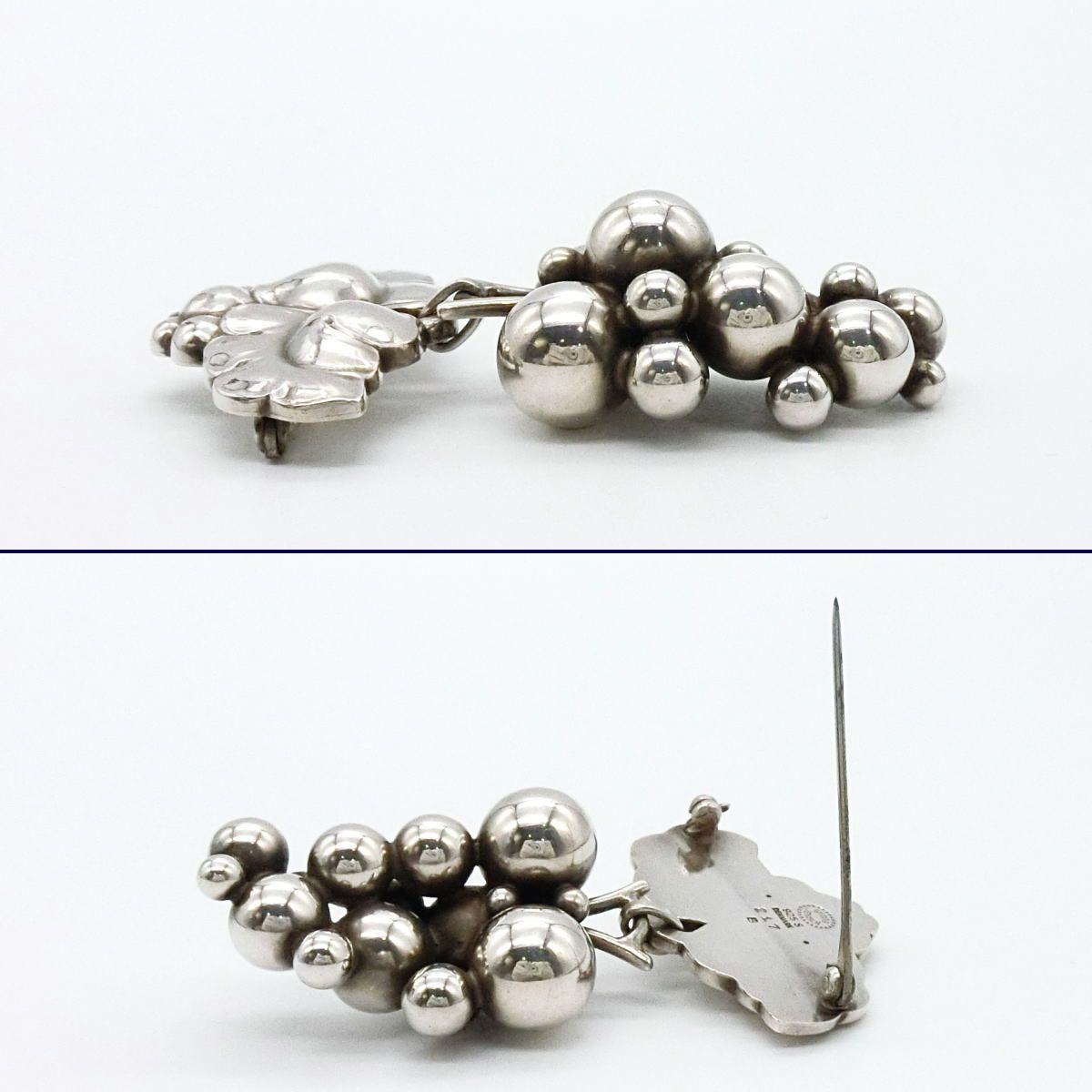 ジョージジェンセン Georg Jensen ムーンライトグレープ ブローチ 217B