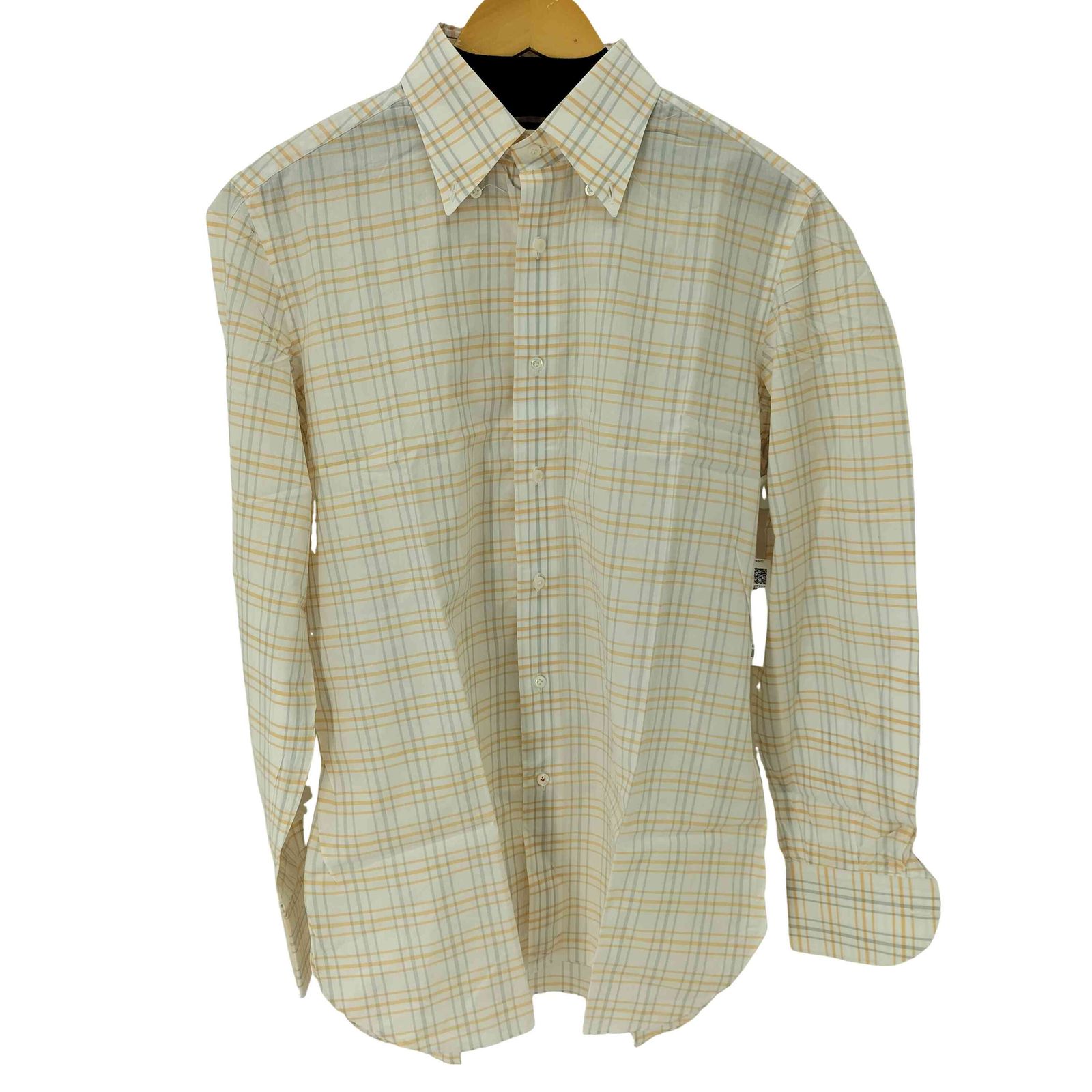 イザイア ISAIA ボタンダウン チェックシャツ メンズ 表記無 