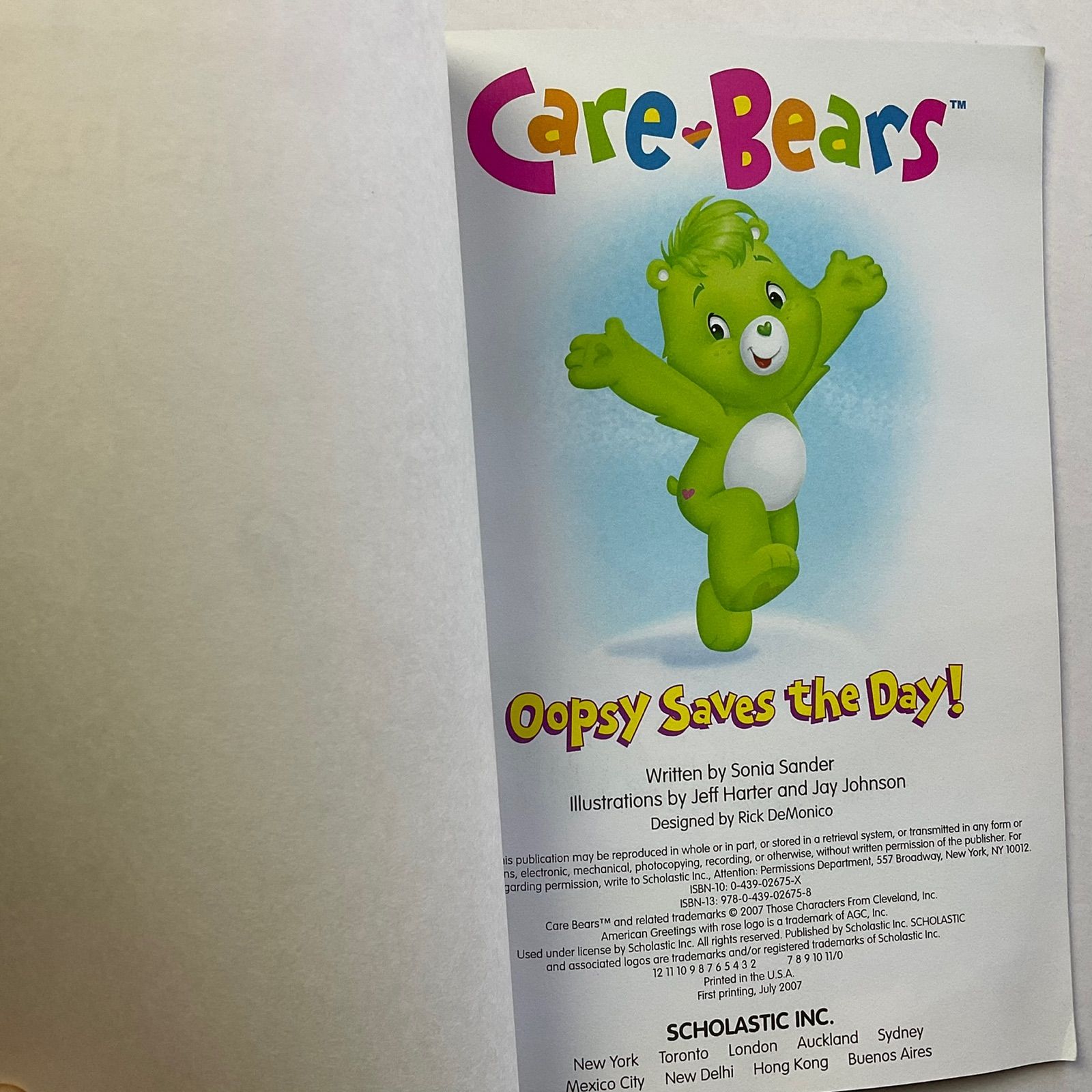 洋書 絵本 ケアベア Care Bears 最後はバッチリ ウープシー 絶版