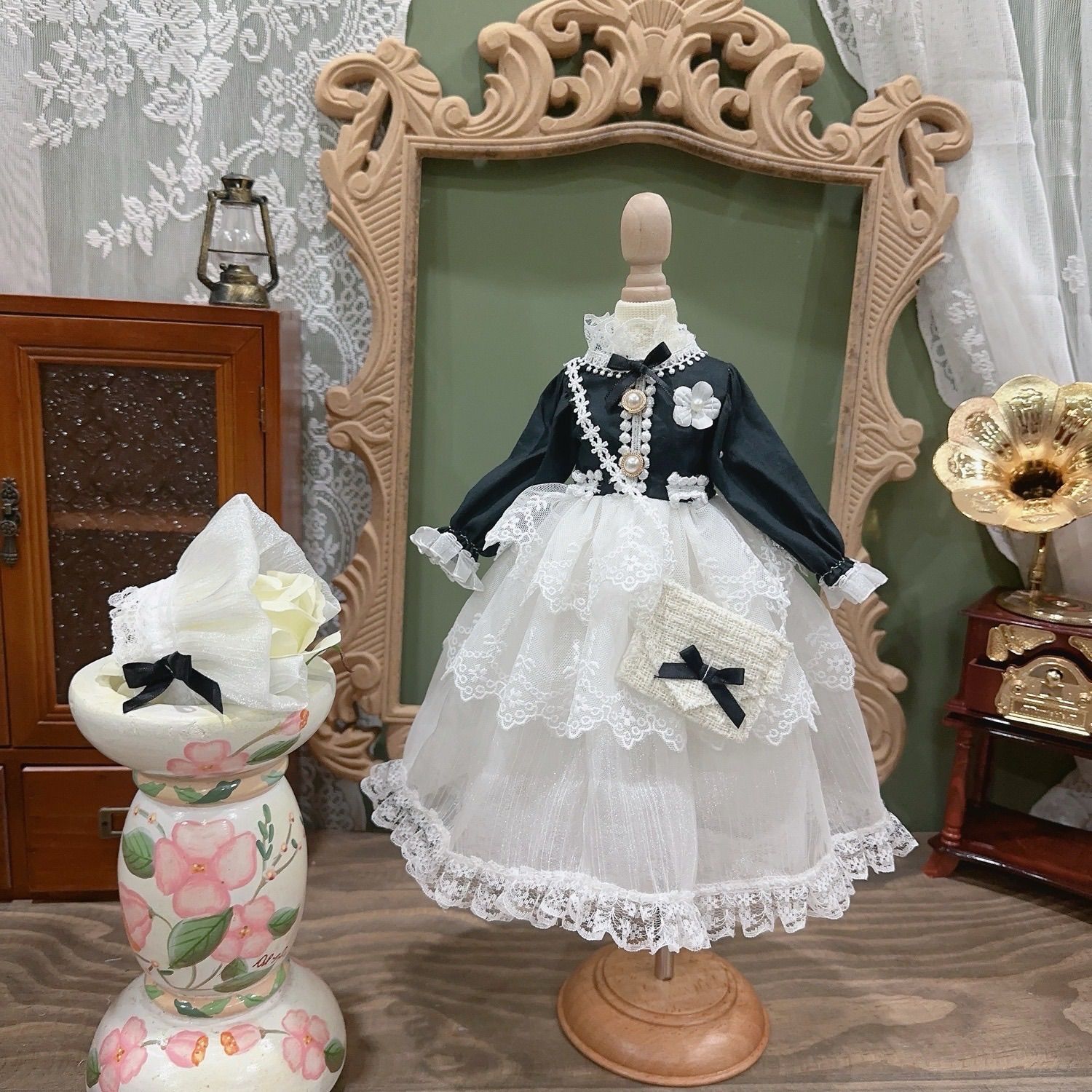 DD/SD ドルフィードリーム洋服 ドール服 アンティークドレス