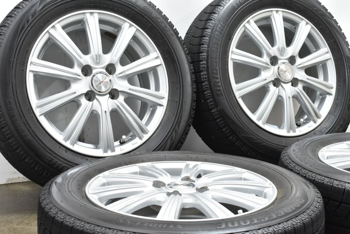 ホイールのみ販売 WEDS 15in 5.5J 42 PCD100 ブリヂストン 185 65R15 アクア ヴィッツ GB3 GB4 フリード フィット ノート キューブ