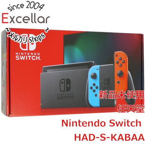 [bn:14] 【新品訳あり(箱きず・やぶれ)】 任天堂　Nintendo Switch バッテリー拡張モデル　HAD-S-KABAA　ネオンブルー・ネオンレッド