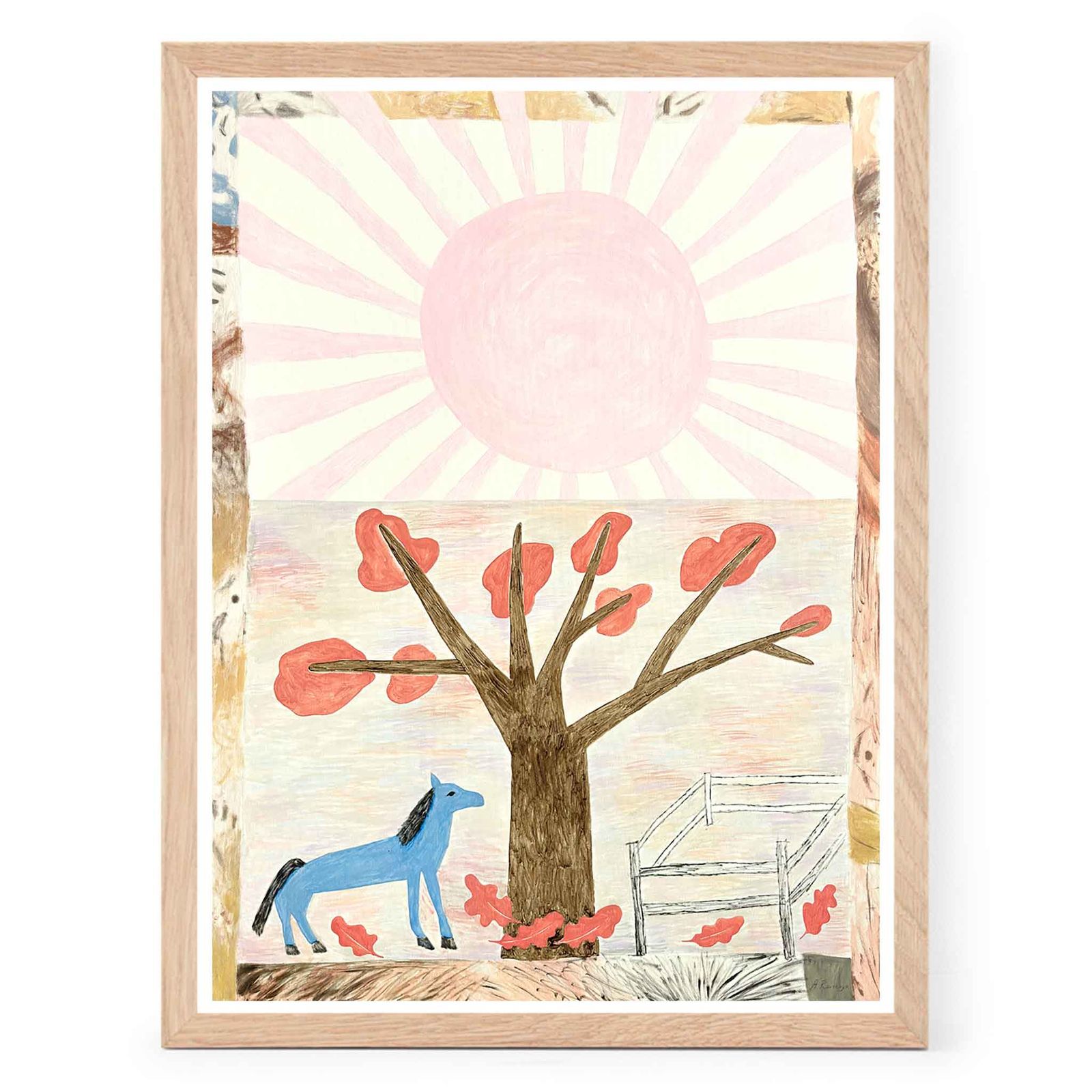 30×40cm POSTER The Club アートポスター Poster CLUB THE FRAME WOOD