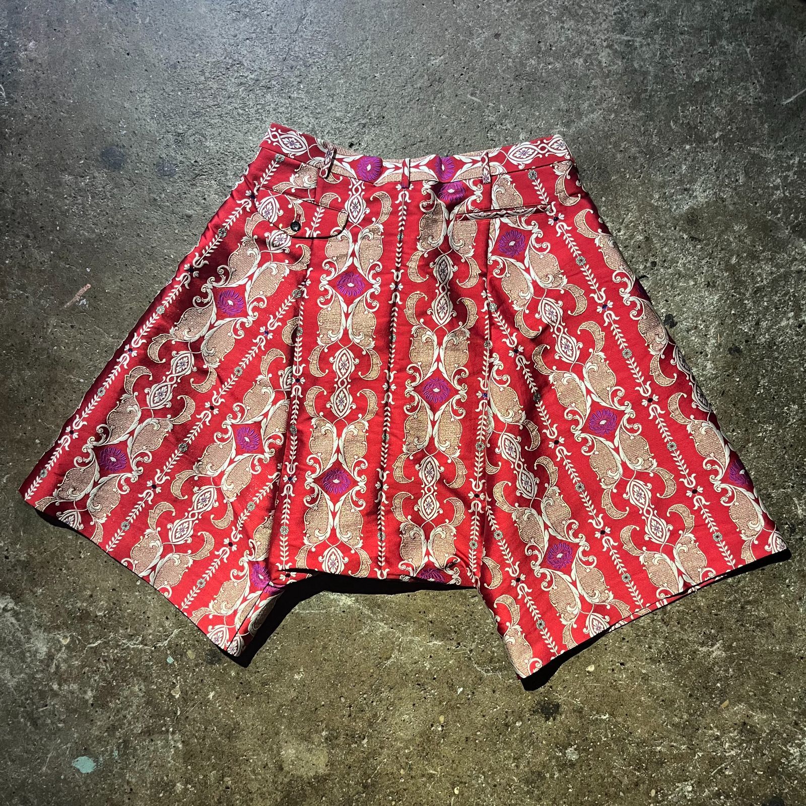 COMME des GARCONS HOMME PLUS 25ss 総柄刺繍ワイドサルエル