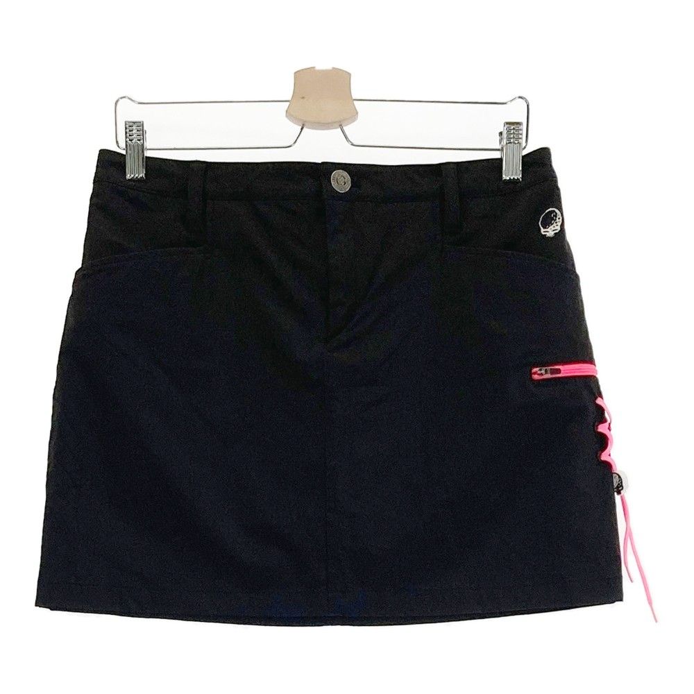 RUSSELL GOLF ブラックスカート サイズ1 サイズ：2 RUSSELUNO ラッセルノ インナー付き ストレッチスカート