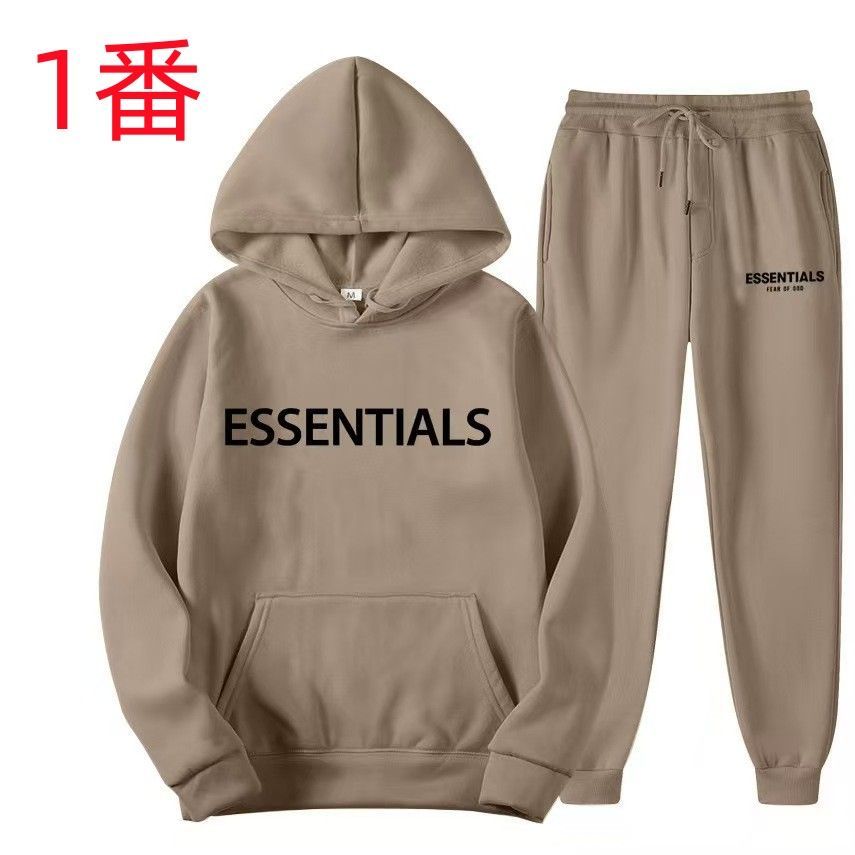 ESSENTIALS エッセンシャルズ セットアップ パーカー ボトムス 2点セット 男女兼用 9色選択可能 - メルカリ