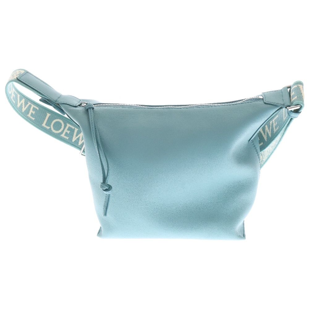 LOEWE (ロエベ) キュービィ スモール クロスボディバック ブルー  