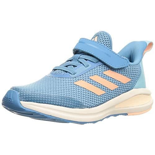 アディダス(adidas) ランニングシューズ ジュニア フォルタラン FY1342 ヘイジーブルー/グローピンク/ヘイジースカイ 20.5cm