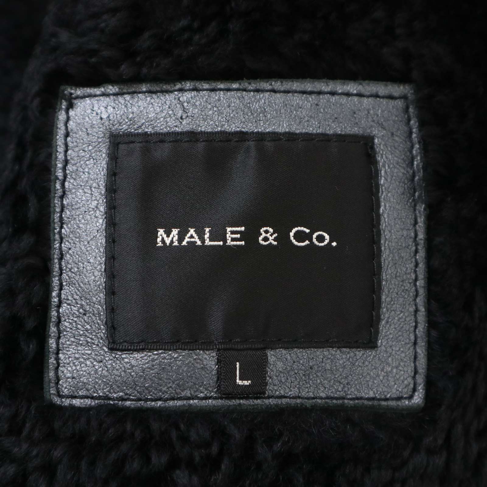 MALE&Co. タカキュー 秋冬 羊革 ラム リアル ムートン ライダース 