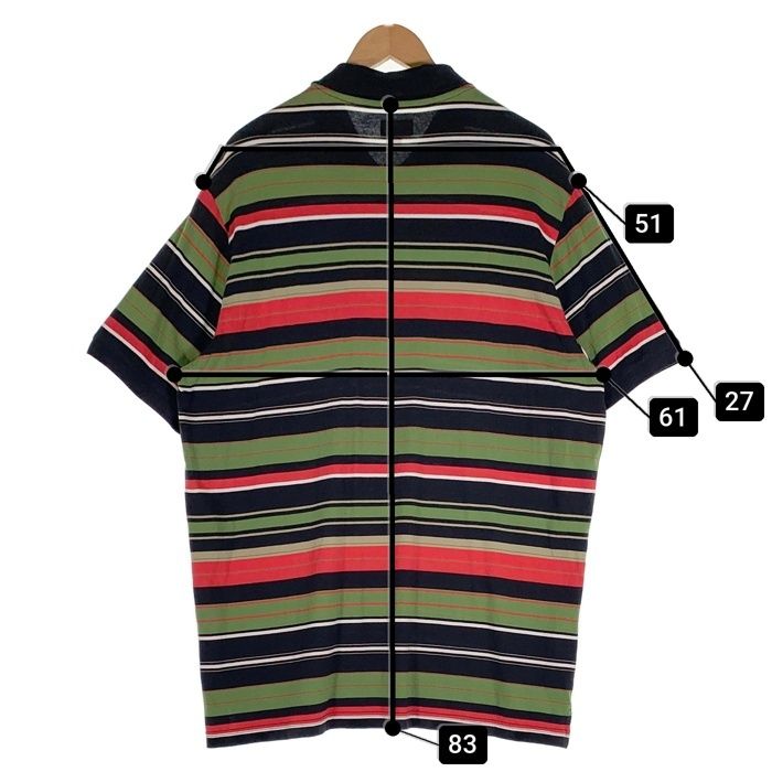 supreme(シュプリーム)23ss マルチストライプポロシャツ新品未使用タグ SUPREME シュプリーム 23SS Multi Stripe Polo マルチストライプ