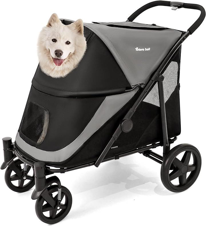 Totoro ball ペットカート 大型犬 用カート バギー 4輪 ワンタッチ