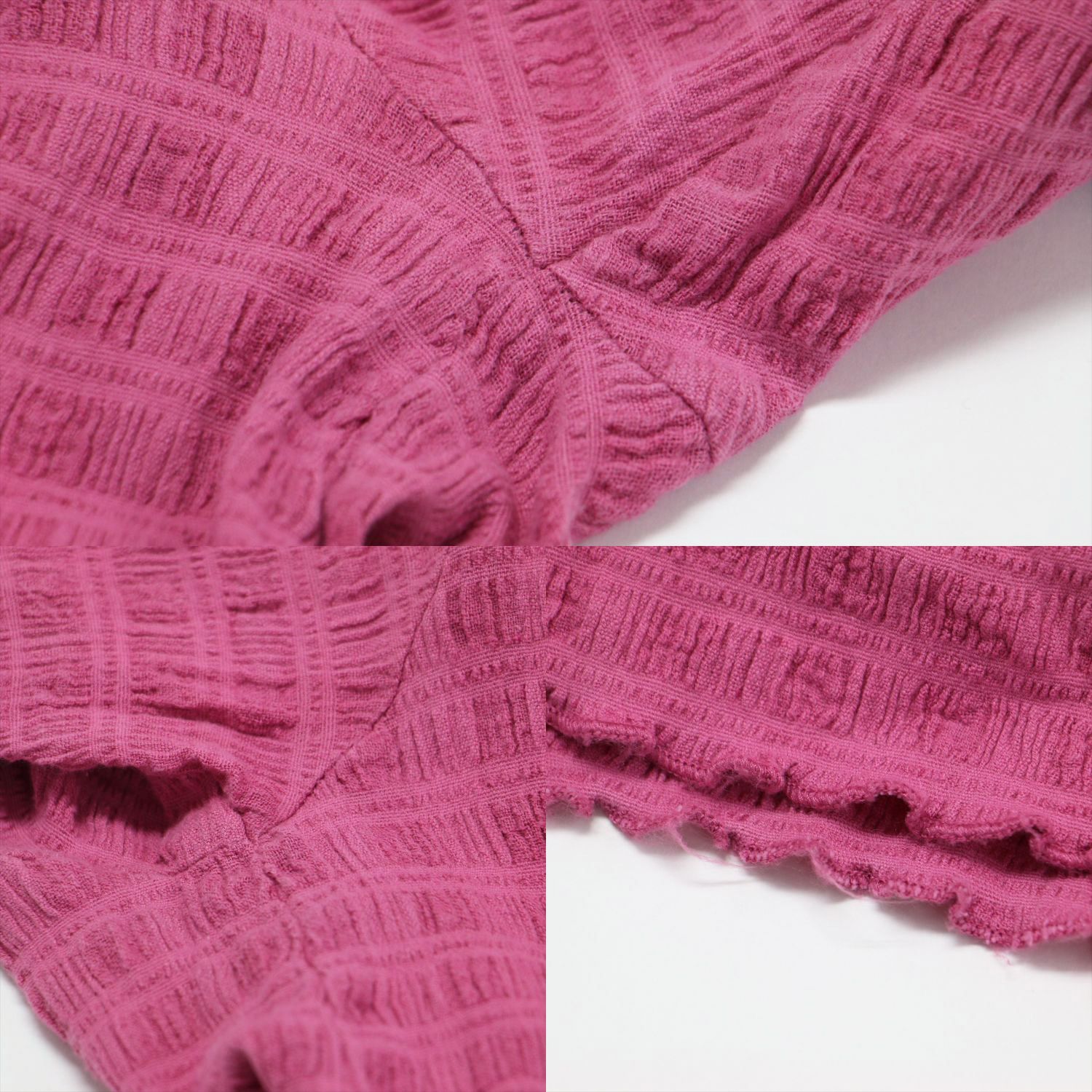 Pheeta フィータ ワンピース ピンク サイズ:FREE | 22秋冬 スクエアネック ロングスリーブ ワンピース | Vera ロング丈 フレア Aライン フリル コットン | トップス ドレス 【レディース】【中古】【K4566】 Pheeta フィータ ワンピース ピンク サイズ:FREE | 22秋冬 スクエア