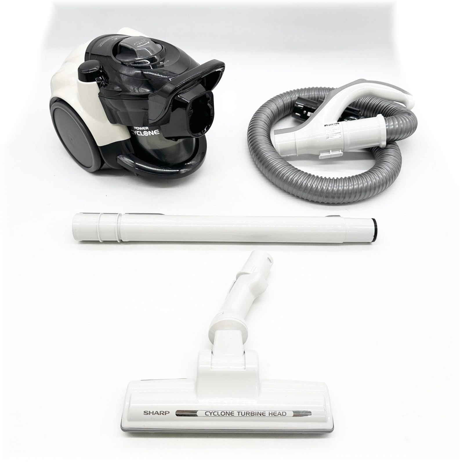 シャープ 掃除機 EC-CT12-C サイクロン キャニスター コード式 パワフル 吸込仕事率 450W お手入れ簡単 ベージュ ○1335